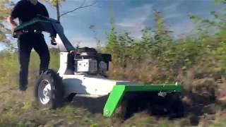 ETESIA  Nouvelle faucheusedébroussailleuse ATTILA 60 en action [upl. by Ahsilek]