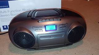 Insignia Bluetooth boombox model NSBBBT20 [upl. by Cristin]