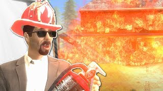 BECOMING A FIREFIGHTER  Garrys Mod Gameplay  Gmod vFire Mod Survival [upl. by Akemahs]