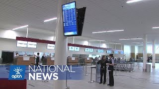 The New Iqaluit Airport Opened Its Doors  APTN News [upl. by Anitnatsnok]