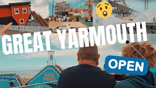 Great Yarmouth Seafront Attractions FULL Tour [upl. by Oecile]