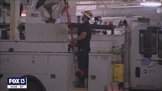 Tampa Electric Company to help restore power after Hurricane Ida [upl. by Adnuhsed803]