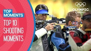 Top 10 Shooting Moments at the Olympics  Top Moments [upl. by Kcirdorb658]