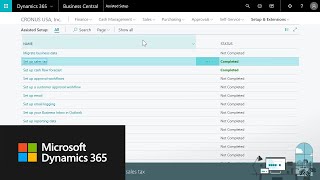 How to set up sales tax in Dynamics 365 Business Central [upl. by Druce]