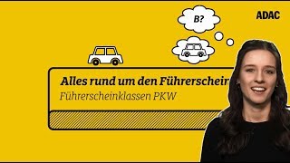 Anhänger ziehen mit den Führerscheinklassen B und BE  ADAC [upl. by Eanwahs]