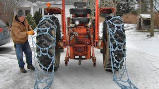 An Easy Way To Put On Tractor Chains [upl. by Perri]