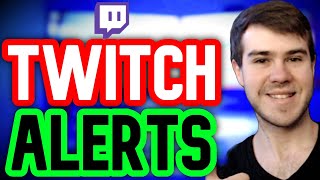 HOW TO SET UP ALERTS IN STREAMLABS✅EASY TWITCH GUIDE [upl. by Hesper149]