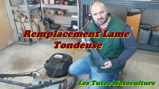 Remplacement Lame Tondeuse [upl. by Anatolio14]