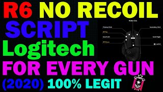 Rainbow Six No Recoil Script Logitech EZ [upl. by Anida789]