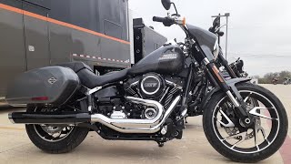 2021 Harley Davidson Sport Glide First Ride  REVIEW [upl. by Enilaf]