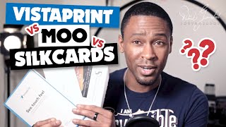 VistaPrint vs Moo vs SilkCards part 1 🤔 [upl. by Aikemet]