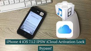 How To Bypass iPhone 4 iCloud Activation Lock iOS 712 2020 The Easy Way Custom IPSW Bypass [upl. by Henrie]