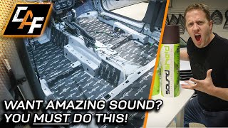 IMPROVE SOUND Deadening Treatment EXPLAINED  Better Bass and Improved Sound Quality [upl. by Hastings409]