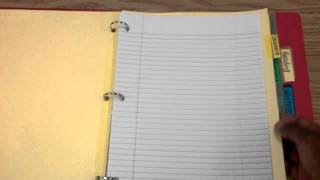 Organizing Your Binder [upl. by Gleason]