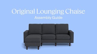 EN Original Lounging Chaise  Assembly Guide [upl. by Einttirb]