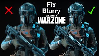 Warzone Blurry Graphics FIX  Get Best SHARP Visuals [upl. by Thebault]