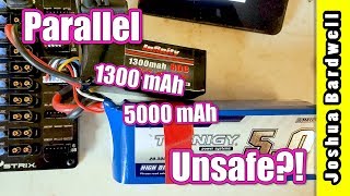 Parallel Charging  CAN YOU MIX DIFFERENT mAh OF BATTERY [upl. by Lietman]