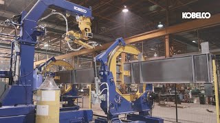 ARCMAN™ Structural Steel Welding Robot System with FCAW Seismic Application [upl. by Stich]