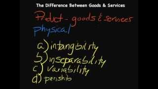 The Difference Between Goods amp Services [upl. by Onafets822]