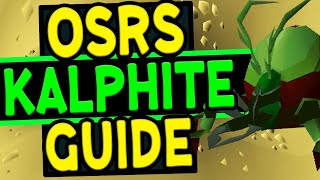 Ultimate Kalphite Slayer Guide Old School Runescape [upl. by Namyac449]