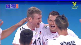 Highlights Deutschland vs Italien  FIVB Volleyball Nations League 2021 [upl. by Anyal992]