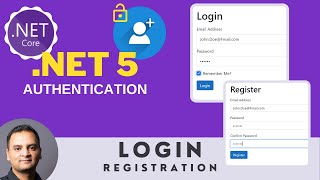 ASPNET Core Identity  Authentication and Authorization in ASPNET Core  Login and Registration [upl. by Haelam]