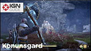 God of War  KonunsgardHail to the King Walkthrough  Part 1 [upl. by Eyahc]