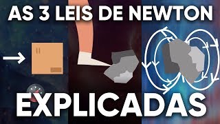 As 3 Leis de Newton EXPLICADAS [upl. by Aisenat]