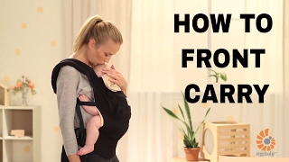 How Do I Front Carry  Original Baby Carrier  Ergobaby [upl. by Ollayos]