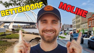 Bettendorf IA vs Moline IL Schools Economy and Housing [upl. by Ardnuahsal]