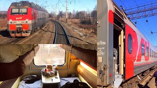 TransSiberian Railway Winter Journey  part 1 Vladivostok  Belogorsk on Train № 007НЭ [upl. by Hanford885]