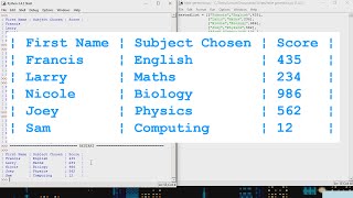 Python Tutorial  How to make TextBased Tables [upl. by Themis]