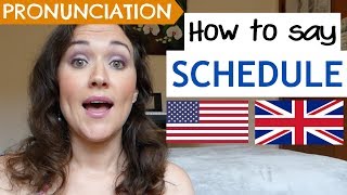 How to Pronounce SCHEDULE US UK amp Australian pronunciation [upl. by Shevlo]