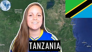 Zooming in on TANZANIA  Geography of Tanzania with Google Earth [upl. by Anaerb]