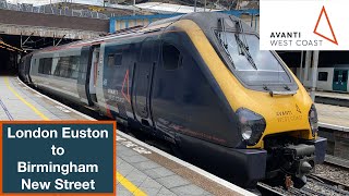 Avanti West Coast Class 221 Train Journey  London Euston to Birmingham New Street [upl. by Applegate]