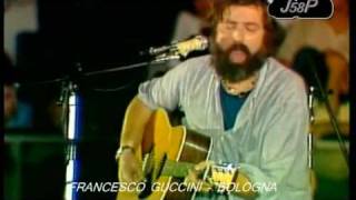 FRANCESCO GUCCINI  BOLOGNA LIVE [upl. by Ynaffet]