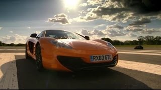 McLaren MP412C vs Ferrari 458  Top Gear [upl. by Fawcette]