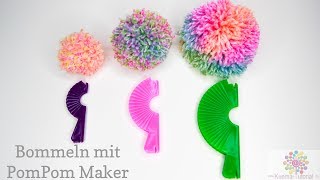 Super einfache Bommeln machen  PomPom Maker [upl. by Adikam898]