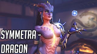 Symmetra quotDragonquot Skin Showcase  Overwatch 2 [upl. by Ellenrahs]