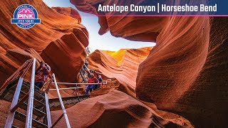 Lower Antelope Canyon amp Horseshoe Bend Tour from Sedona  Pink Jeep Tours [upl. by Suehtomit297]