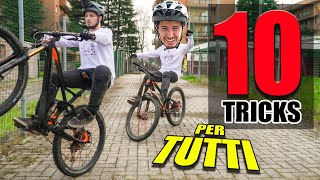 10 TRICKS CHE DEVI FARE IN BICI [upl. by Nylodnarb]