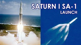 SATURN I SA1 launch 19611027 [upl. by Oiliduab85]