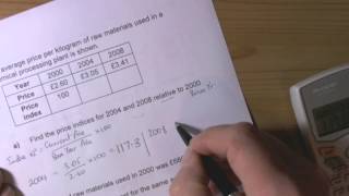 Index NumbersGCSE Statistics [upl. by Aniluap302]