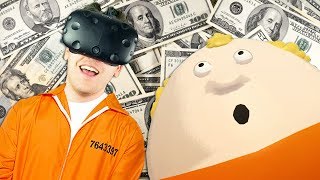 Richest Prisoner Ever  Prison Boss VR Gameplay  VR HTC Vive [upl. by Ilrak842]