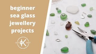 Sea Glass Jewellery Making Projects For Beginners  Kernowcraft [upl. by Ferde160]