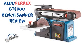 Ferrex Aldi Belt And Disc Sander Review  One Year Of Ownership [upl. by Aratihc130]