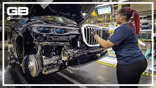 BMW X7 Production 🇺🇸 USA Car Factory Manufacturing Process [upl. by Edi605]