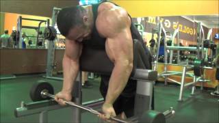 Matt Burzacott Training Arms [upl. by Ennovehs]