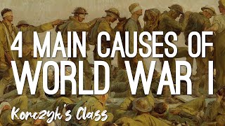 4 MAIN Causes of World War I Explained [upl. by Attenreb778]