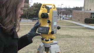 How to Use a Digital Theodolite  Part 1 of 2 [upl. by Aidole]